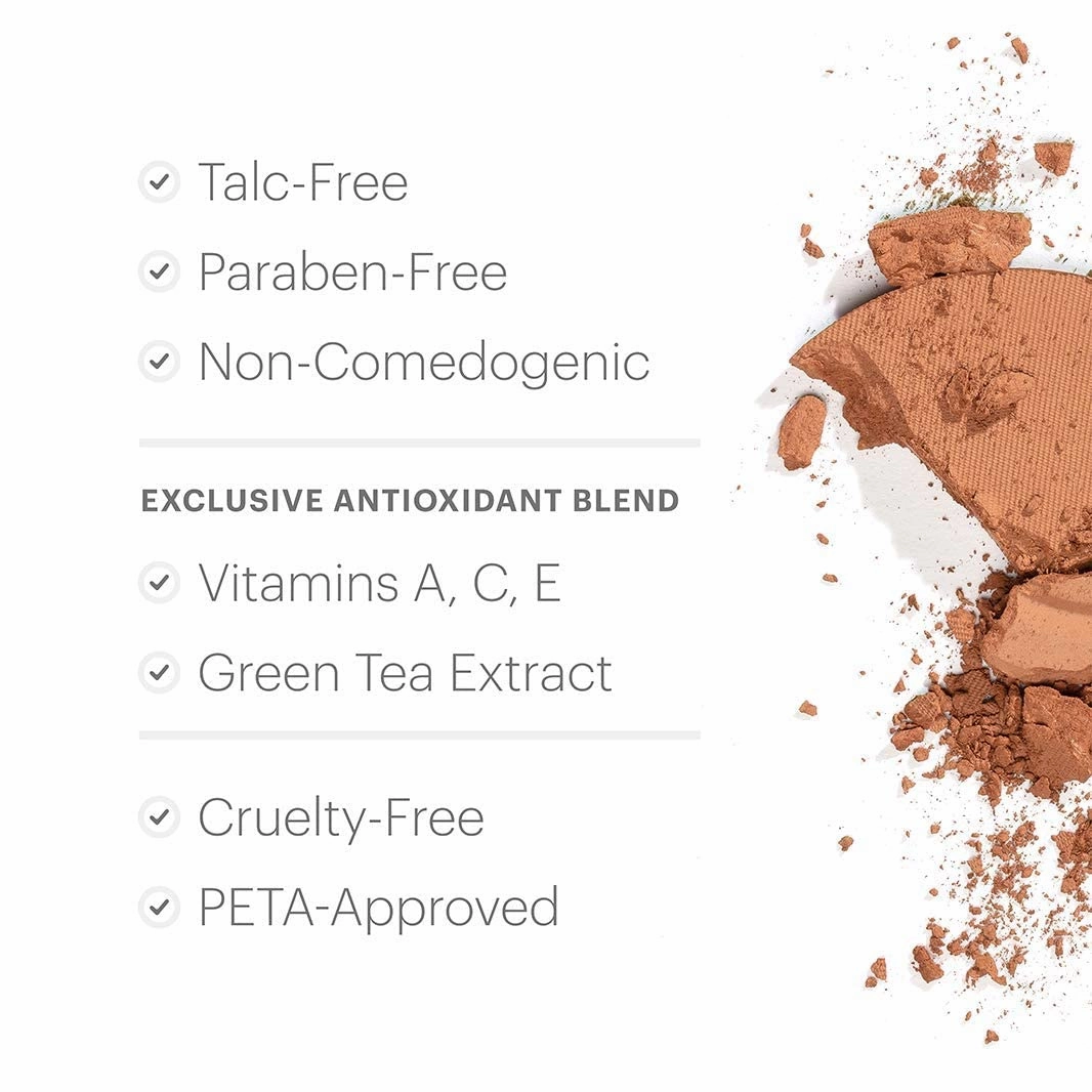 Glo Skin Beauty Pressed Base Powder Foundation Makeup (Tawny Medium) - Flawless Coverage for a Radiant Natural, Second-Skin Finish
