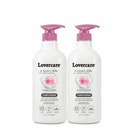 Goat Milk Body Lotion for Dry Skin Cherry Blossom 27.05oz (800ml) - 2-PACK