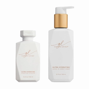Goldie Locks Shampoo & Leave-In Conditioner Bundle – Hydrating Hair Care for Moisture, Frizz Control & Shine – Safe for Extensions & Color-Treated Hair – Sulfate-Free – Protein-Free 3.4 Oz and 5.1 Oz