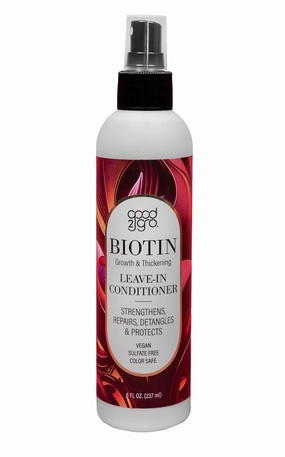 GOOD2GRO Biotin Growth & Thickening Leave-In Conditioner - 8oz | Reduce Breakage & Thinning, Detangle, Moisturize, Repair & Protect | Vegan & Cruelty-Free