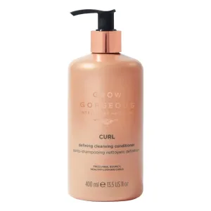 Grow Gorgeous Curl Conditioner 400ml - With Cocoa and Shea Butter for Smooth, Manageable, Bouncy curls - Vegan