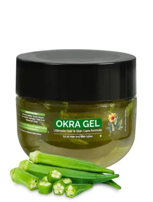 GT Bhindi Okra Gel | Natural Skin & Hair Repair | Anti-Aging, Acne & Dandruff Control, Hydrating & Glowing Skin | Hair Growth Booster & Scar Fading Formula | Multipurpose Ladyfinger Gel – 100g