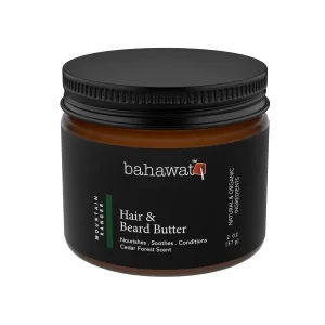 Hair & Beard Butter -Cedar Forest - Strengthen & Soften Leave in Conditioner – Natural Ingredients | The Best Beard Butter- 2oz- packaging may vary