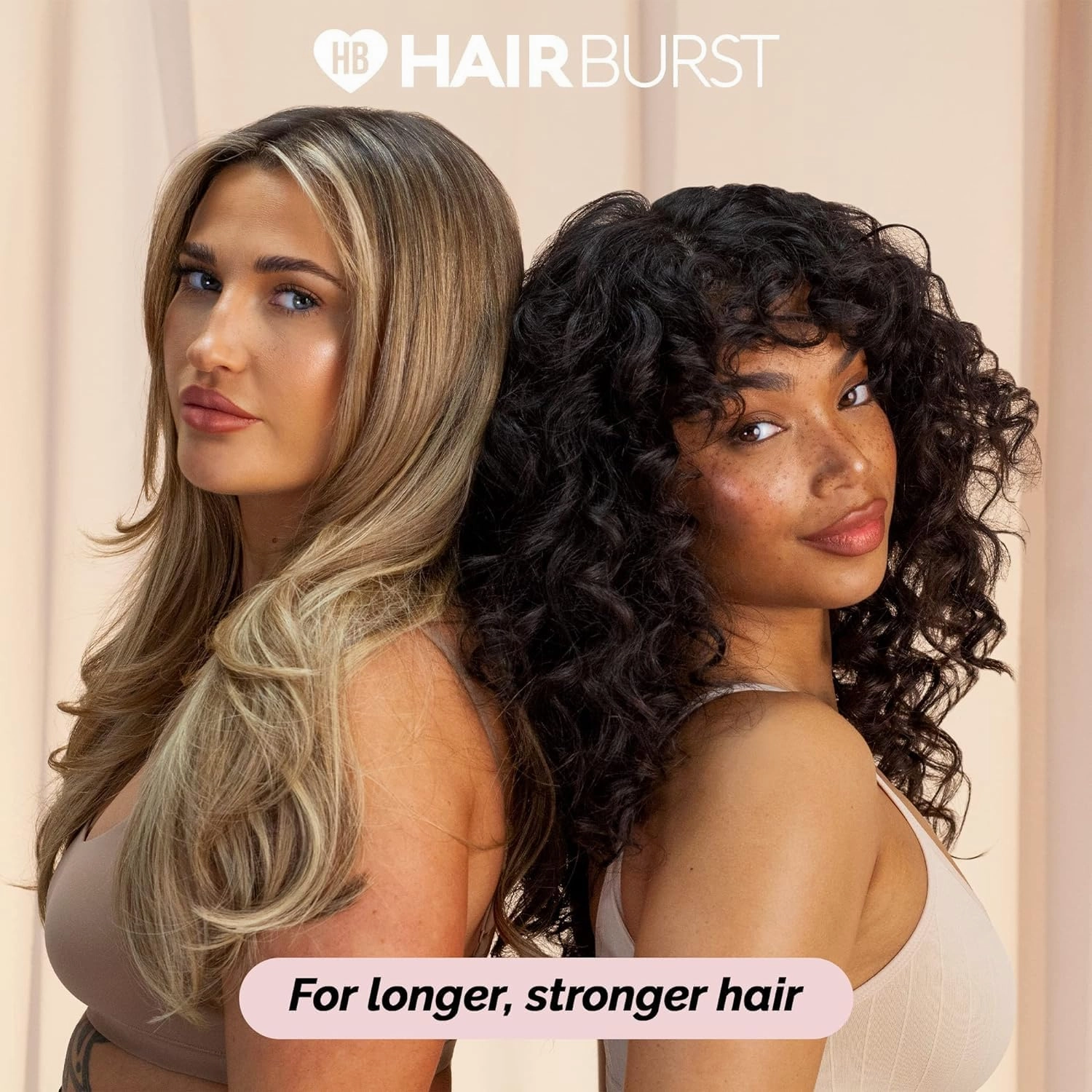 HAIR BURST Wavy & Curly Hair Conditioner - Sulfate, SLS, Paraben Free, CGM Approved - Nourishing Amino Acids, Almond Extract & Cherry Oil - Curl Enhancing, Frizz Control & Moisturising