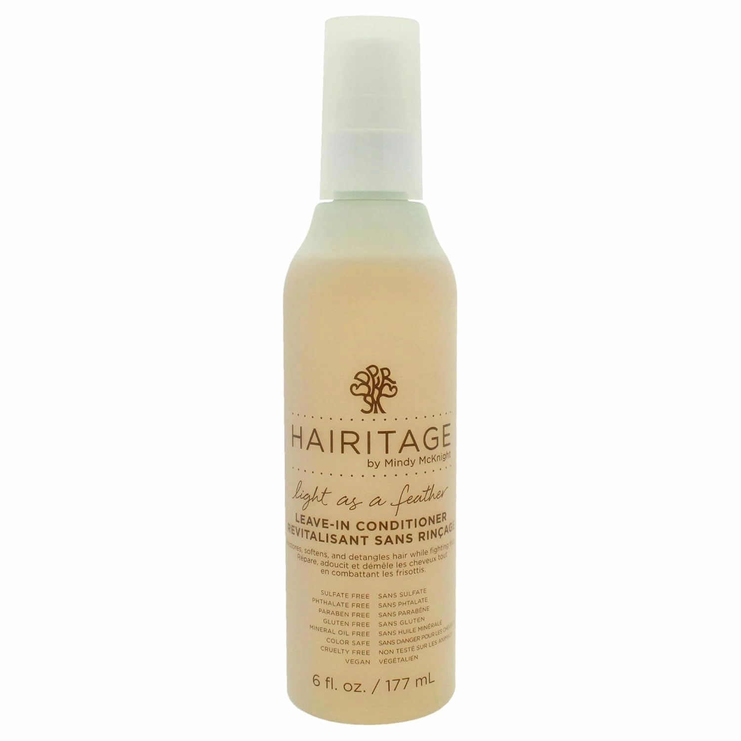 Hairitage By Mindy Light As A Feather Leave-In Conditioner for Unisex - 6 oz Conditioner