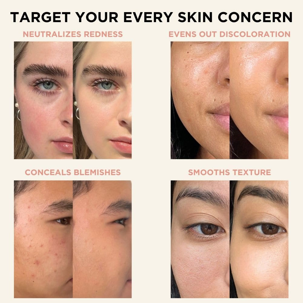 HALEYS Re-form Luminous Skin Foundation, VEGAN   CRUELTY-FREE, Blurs, Conceals, Blendable, Buildable Med-to-Full Coverage, Weightless, Oil-free, All-Day Wear, Hyaluronic Acid, All skin types (3.25)