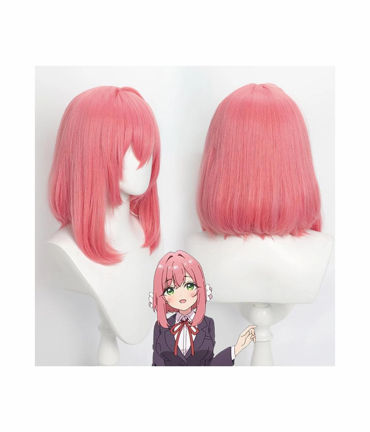 Hanazono Hakari Cosplay Wig Popular anime characters Essential props for anime exhibitions A gift for anime enthusiasts (Clothing and shoes sold separately)