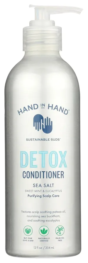 HAND IN HAND Sea Salt Detox Conditioner, 12 FZ