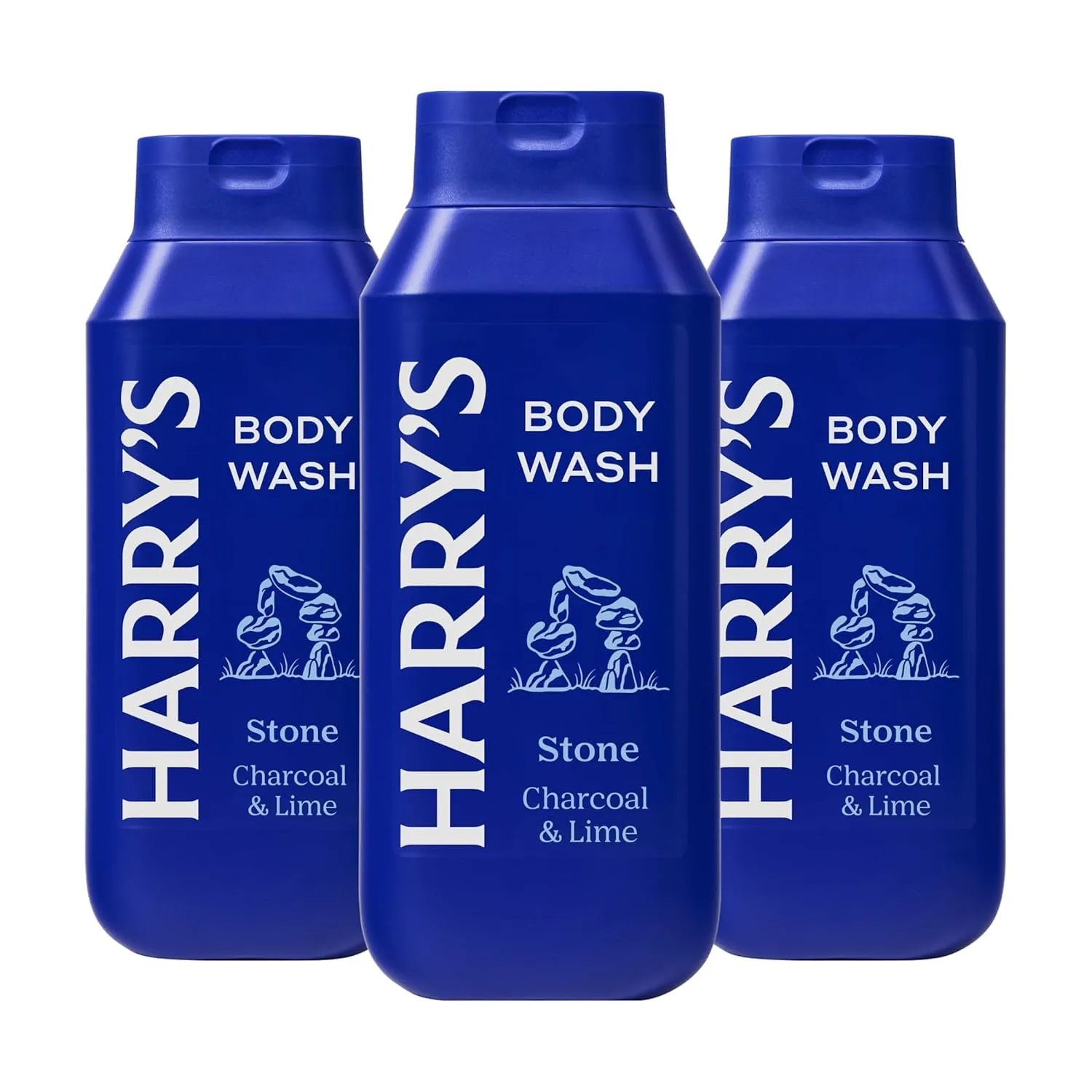 Harry's Men's Body Wash - Stone - (3 Pack) 18 fl oz - Shower Gel for Men - No Parabens, Sulfates, or Dyes