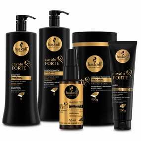 Haskell Kit Cavalo Forte Shampoo   Conditioner   Mask   Leave-in   Serum