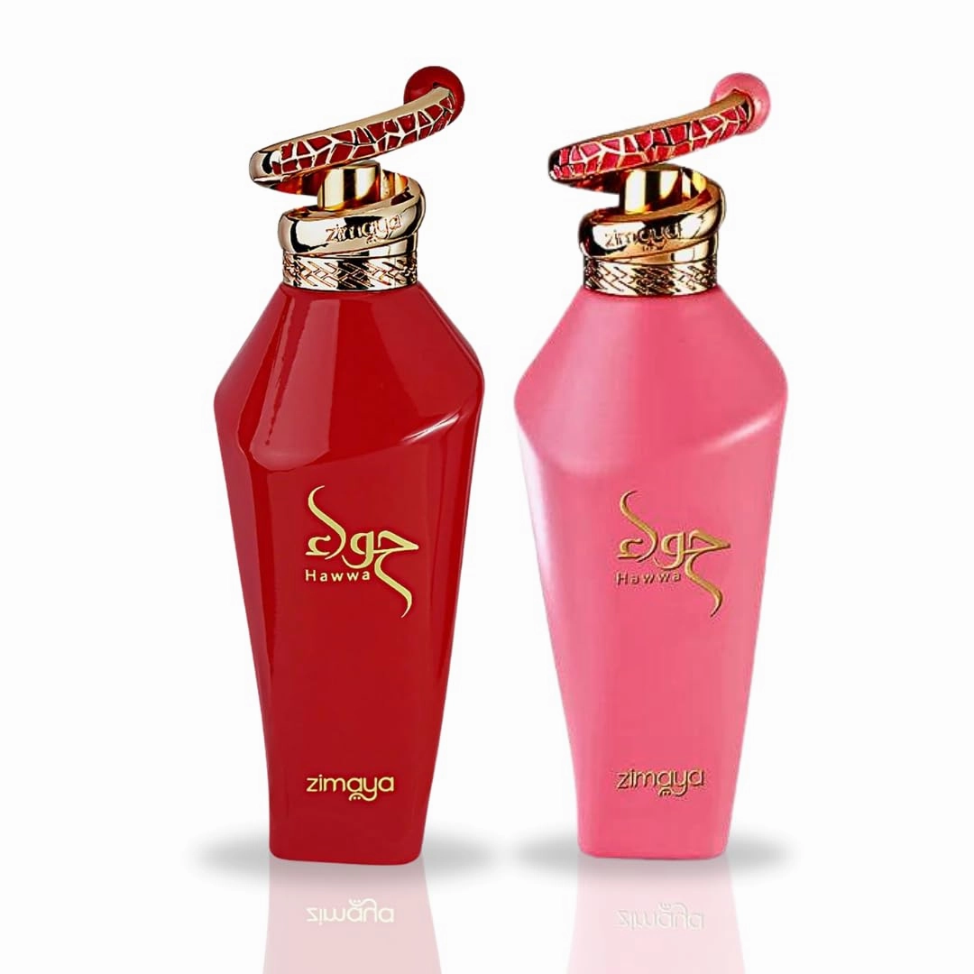 Hawwa Red & Hawwa Pink - EDP Spray 100ML (3.4 OZ) Long Lasting, Fresh, Floral Bouquet Of Sensation. (Value Pack)