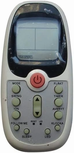 HCDZ Replacement Remote Control for Midea Arctic King MWHUK-12CRN8-BCL0 MWHUK-10CRN8-BCL0 MWHUK-15CRN8-BCK8 MWHUK-06CRN8-BCL1 MWHUK-08CRN8-BCL0 MPPD12HRN1 Window Air Conditioner