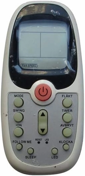 HCDZ Replacement Remote Control for Midea Arctic King MWHUK-12CRN8-BCL0 MWHUK-10CRN8-BCL0 MWHUK-15CRN8-BCK8 MWHUK-06CRN8-BCL1 MWHUK-08CRN8-BCL0 MPPD12HRN1 Window Air Conditioner
