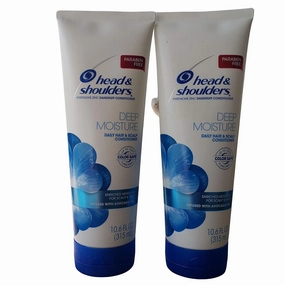 Head & Shoulders Deep Moisture Dandruff Conditioner, 10.6 Fluid Ounce, Pack of 2