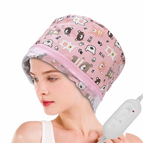 Heat For Deep Conditioning, Removable Hair Care Hat, Adjustable Hair Care Heating With Intelligent, 3-Speed Hair Steamer, Salon Hair Hat Great For Deep Conditioner(#2)