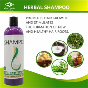 Herbal Aloe Vera Coconut Milk Shampoo, Gently Cleansing & Soothing, Green Tea, Rosemary, & Amla, Intense Softness & Shine, For Dry & Damaged Hair, Handmade in USA, 16 fl. Oz