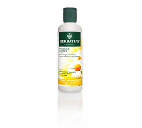 Herbatint Chamomile Shampoo - With Chamomile, Rhubarb, and Saffron - Enhance Blonde Highlights, Strengthen Hair - No Parabens, Sulfates, Gluten - 8.79 fl oz