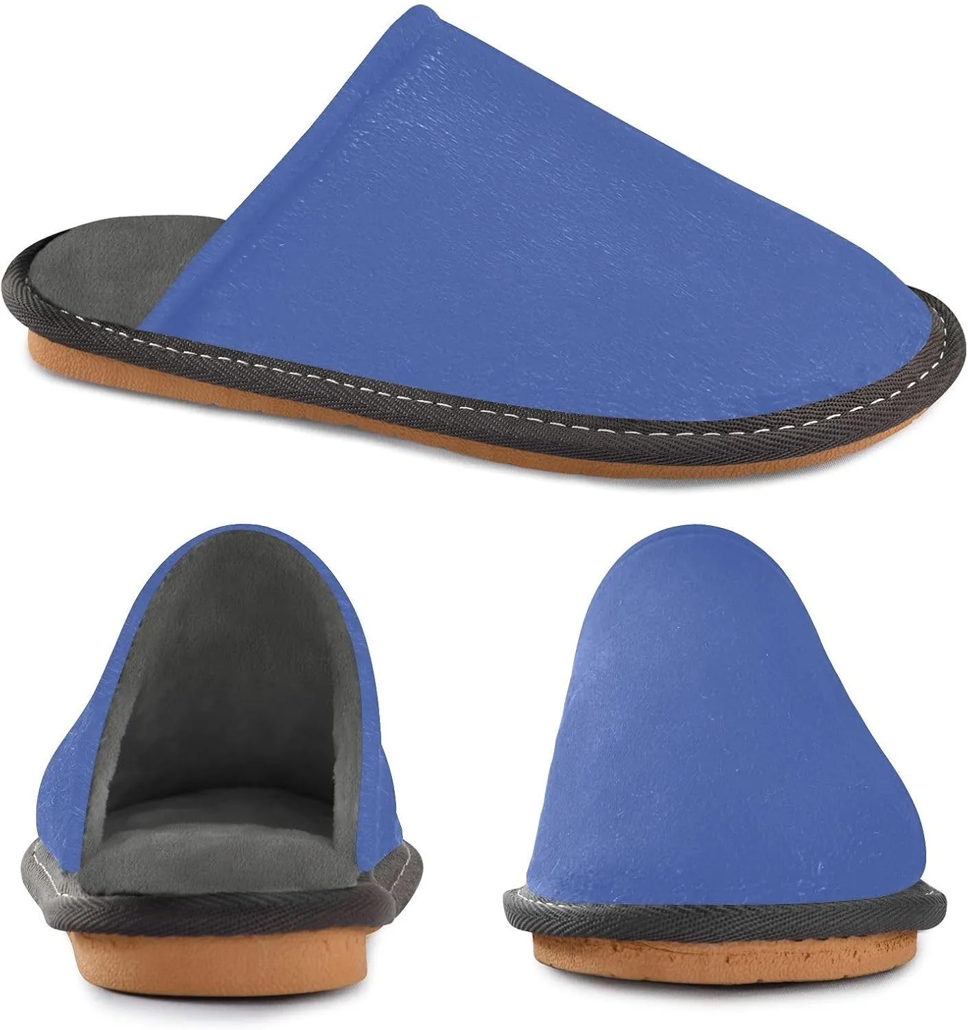 Hot Pink House Slippers for Women Men Non-Slip Closed Toe Washable Slippers