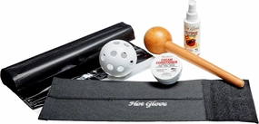 Hot Glove Bundle Deluxe Glove Care Kit with 1 Minute Microwave Steam Glove Break-in