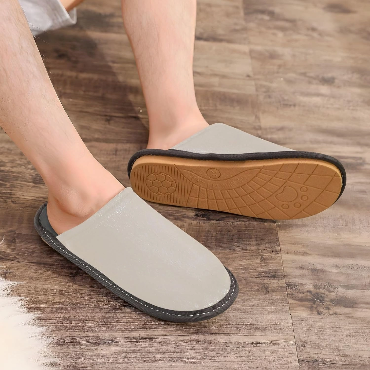 Hot Pink House Slippers for Women Men Non-Slip Closed Toe Washable Slippers