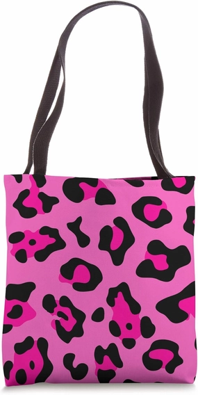 hot pink leopard print animal cheetah pattern Tote Bag