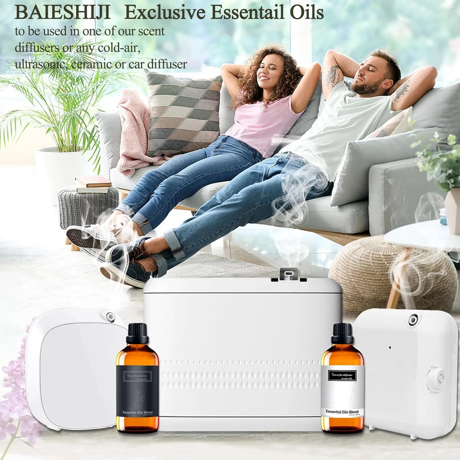 Hotel scents,Hotel Diffuser Oils,Royal Tranquility Aromatherapy Fragrances Inspired by Ritz-Carlton Hotels,Pure Essential Oil with Lemon, Jasmine and Amber for Diffuser-3.38 Fl Oz