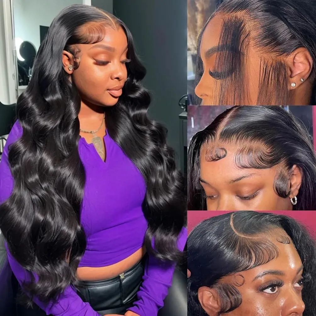 Human Hair Bundles Body Wave Brazilian Virgin 12A Grade 22 24 26 28 100% Unprocessed Human Hair Extensions Body Weave 4 Bundles Deals Double Weft Human Hair Natural Color for Black Women