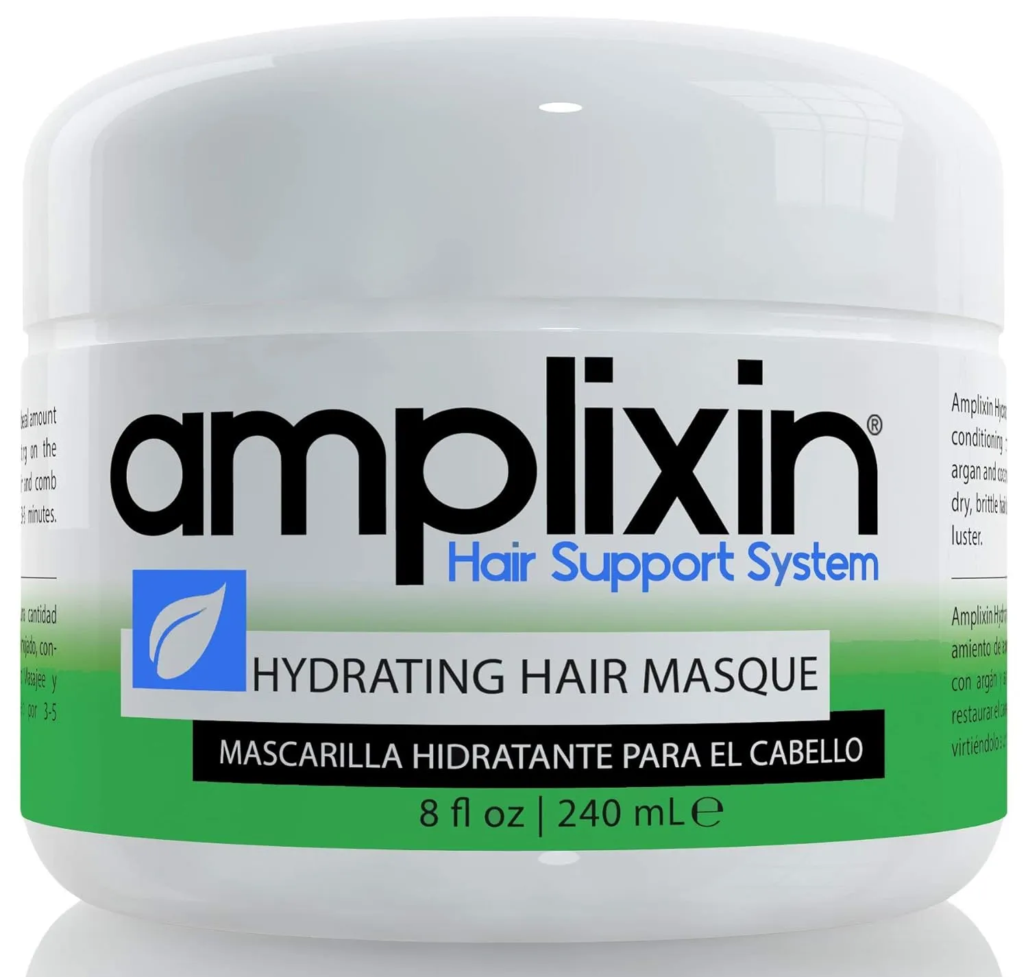 Hydrating Argan Oil and Coconut Oil Hair Mask - Deep Conditioning for Dry or Damaged Hair - 8 Oz