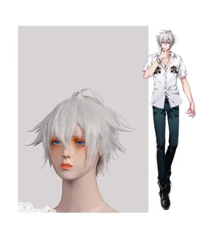 Hypnosis Mic -Division Rap Battle Aohitsugi Samatoki Cosplay Wig cosplay Clothing and dressing up Clothing: Adult Halloween wigs for men and women(Clothing and shoes sold separately)