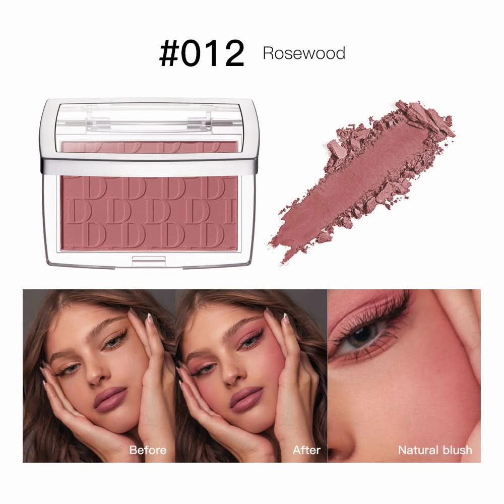Ibcccndc Embossed Matte Blush Powder – Long-Lasting Blush Palette