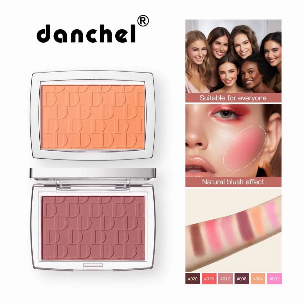 Ibcccndc Embossed Matte Blush Powder – Long-Lasting Blush Palette