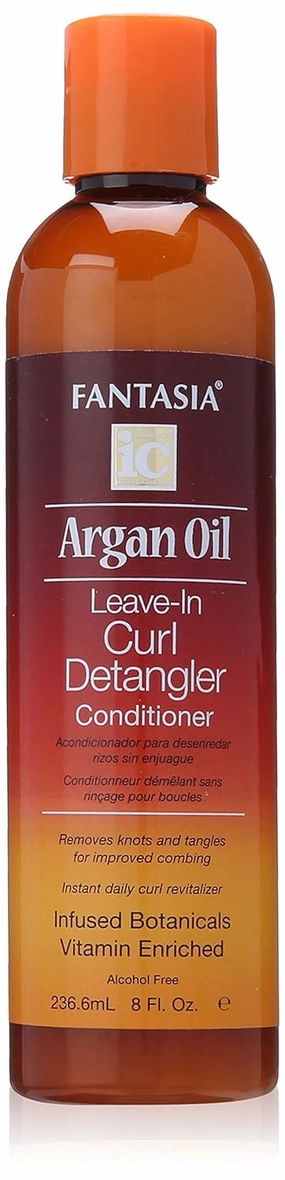 Ic Argan Oil Leave In Curl Detangler Conditioner 8 Oz