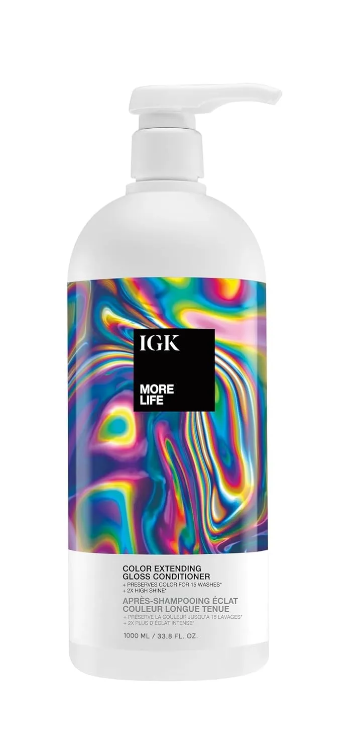 IGK More Life Color Extending Gloss Conditioner Liter