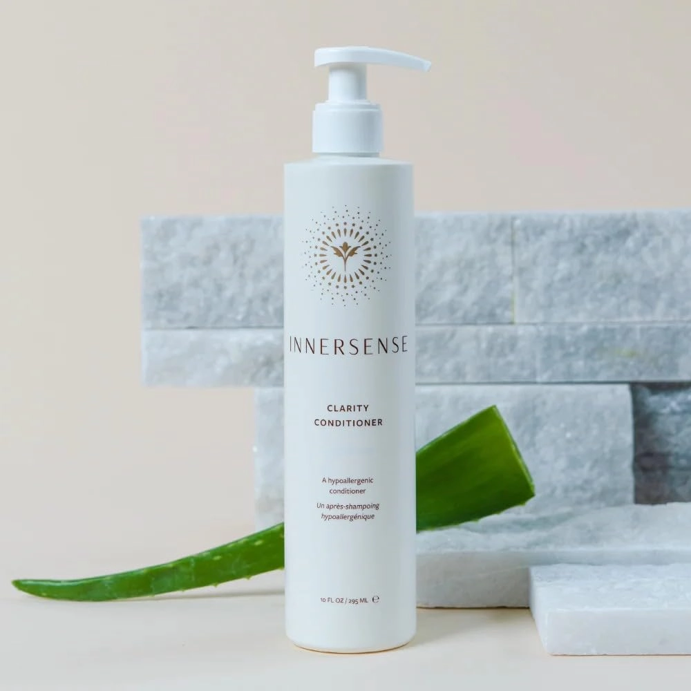 INNERSENSE Organic Beauty - Natural Clarity Hypoallergenic Conditioner | Calming, Lightweight Hydration | Non-Toxic, Cruelty-Free Haircare (2 Pack - 2 fl oz | 59.1 mL each)