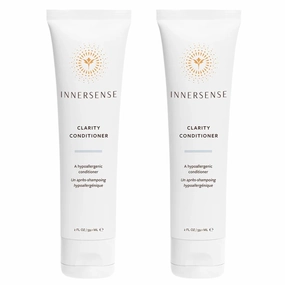 INNERSENSE Organic Beauty - Natural Clarity Hypoallergenic Conditioner | Calming, Lightweight Hydration | Non-Toxic, Cruelty-Free Haircare (2 Pack - 2 fl oz | 59.1 mL each)
