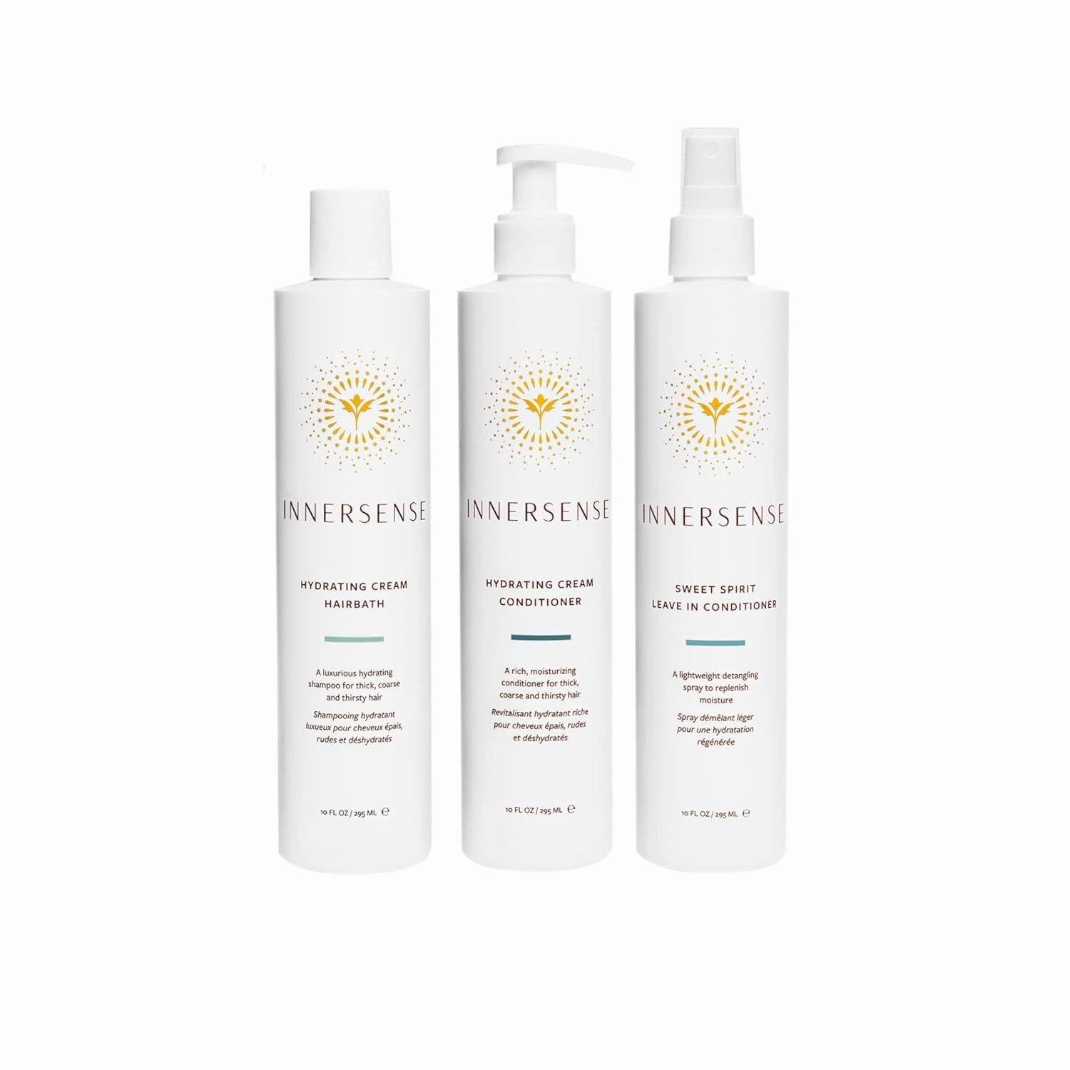 INNERSENSE Organic Beauty - Natural Hydrate Trio Set | Non-Toxic, Cruelty-Free, Clean Haircare (Perfect For Dry, Coarse   Thirsty Hair)