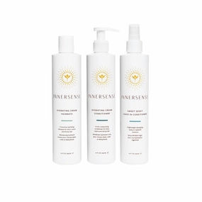 INNERSENSE Organic Beauty - Natural Hydrate Trio Set | Non-Toxic, Cruelty-Free, Clean Haircare (Perfect For Dry, Coarse   Thirsty Hair)