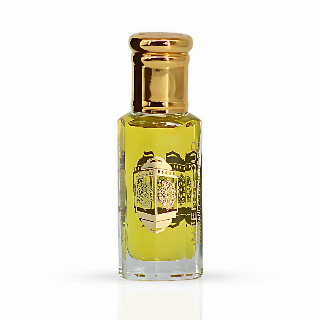 INTENSE OUD Raspberry Musk Long Lasting Arabian Perfume Oils for Women 12ML (0.40 OZ) Fruity & Elegant Fragrance Oil with a Creamy Vanilla Base - Concentrated Perfume Oil in a Luxury Black Gift Box