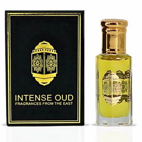 INTENSE OUD Raspberry Musk Long Lasting Arabian Perfume Oils for Women 12ML (0.40 OZ) Fruity & Elegant Fragrance Oil with a Creamy Vanilla Base - Concentrated Perfume Oil in a Luxury Black Gift Box