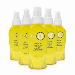 it's a 10 Haircare Miracle Leave-In Conditioner for Blondes 4 oz (Pack of 5)