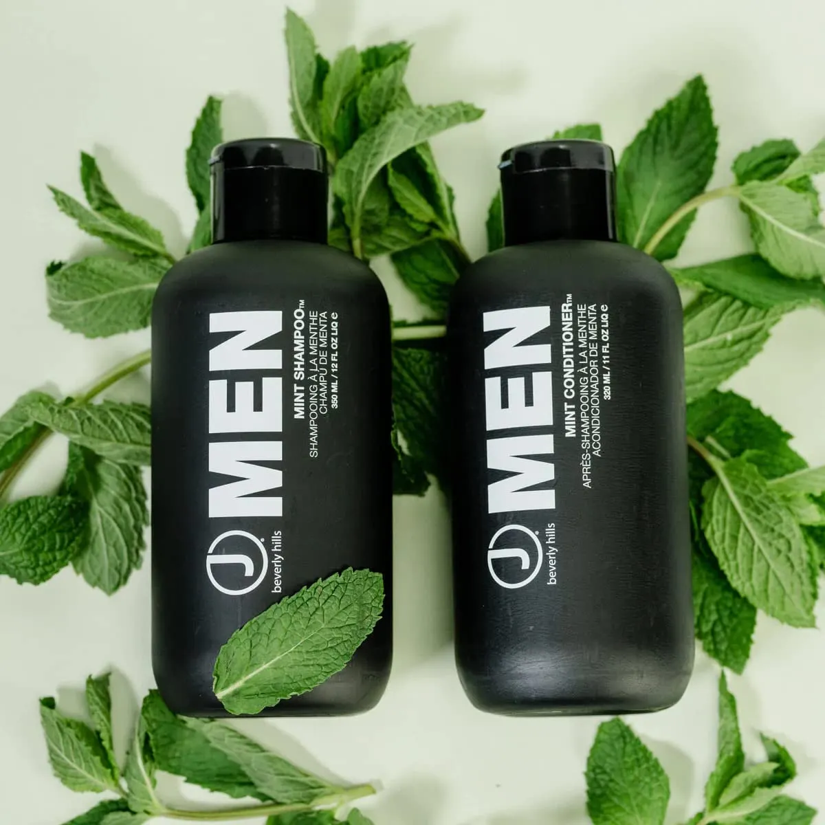 J Beverly Hills Men's Mint Conditioner with Avocado Oil for Moisture and Strength, (11 Oz, 32 Oz)