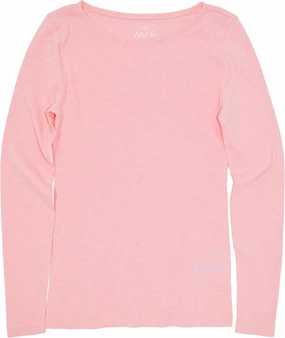 J.Crew Mercantile Women's Long-Sleeve Artist Tee (M, Powderpuff Pink)