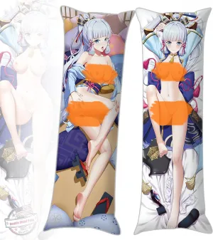 Japanese Anime Girls Cosplay 19x59 in Dakimakura Pillowcase Double-Sided Print Peach Skin Hugging Body Pillow Case Otaku Throw Pillow Cover