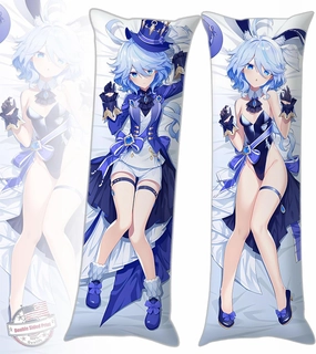 Japanese Anime Girl Hugging Body Pillow Case Cosplay 19x59 inches Dakimakura Pillowcase Double-Sided Print Peach Skin Otaku Throw Pillow Cover
