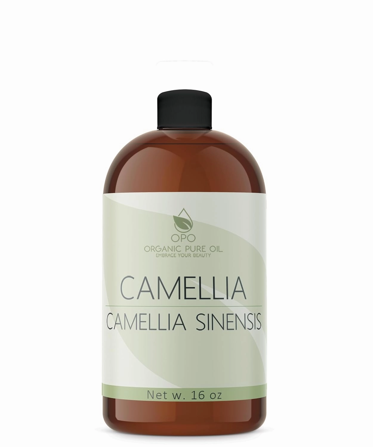 Japanese Camellia Seed Oil - Pure, Cold Pressed, Unrefined, Extra Virgin, 16 OZ Skin, Body, Hair Care Perfect for Face, Nails, & More by Organic Pure Oil