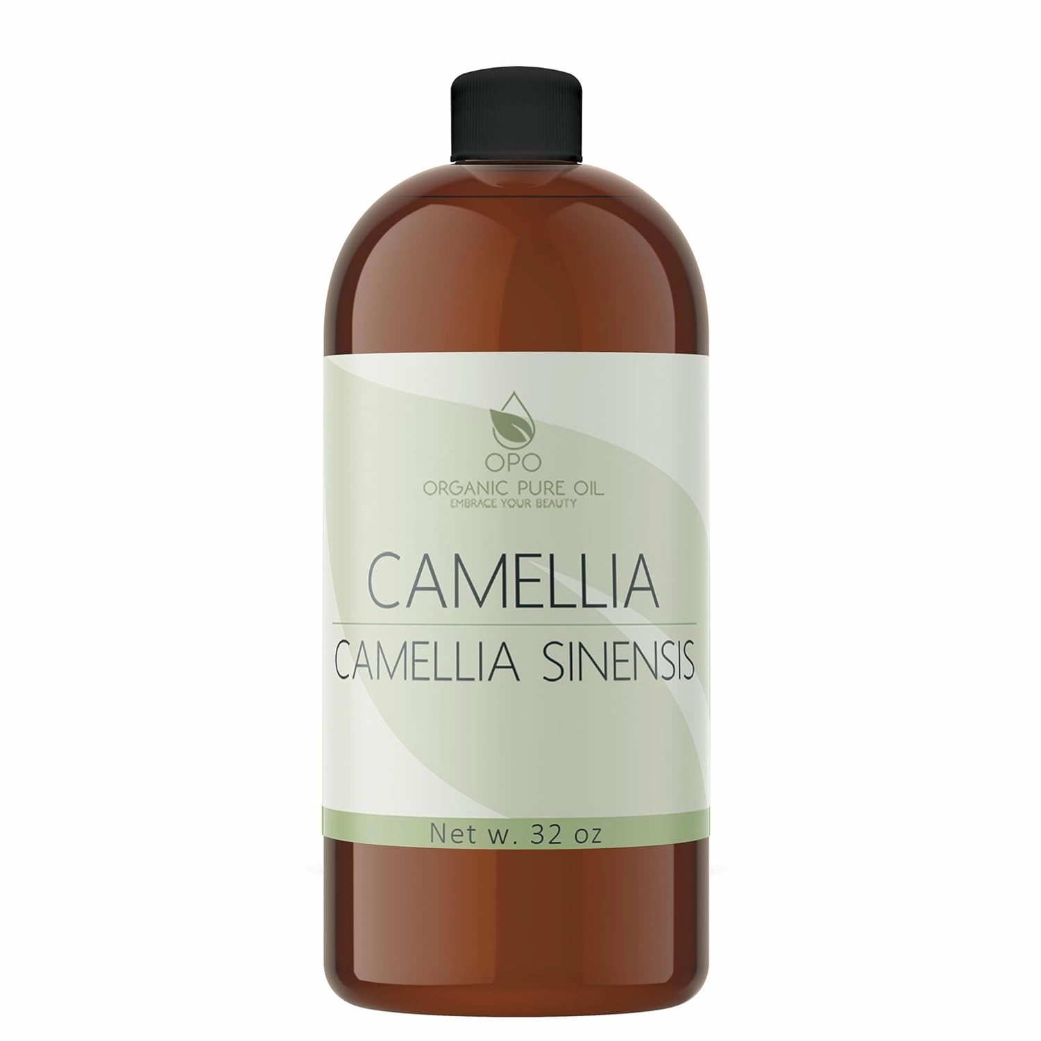 Japanese Camellia Seed Oil - Pure, Cold Pressed, Unrefined, Extra Virgin 32 OZ Skin, Perfect for Body, Hair, Face, Nails by Organic Pure Oil-Packaging Vary