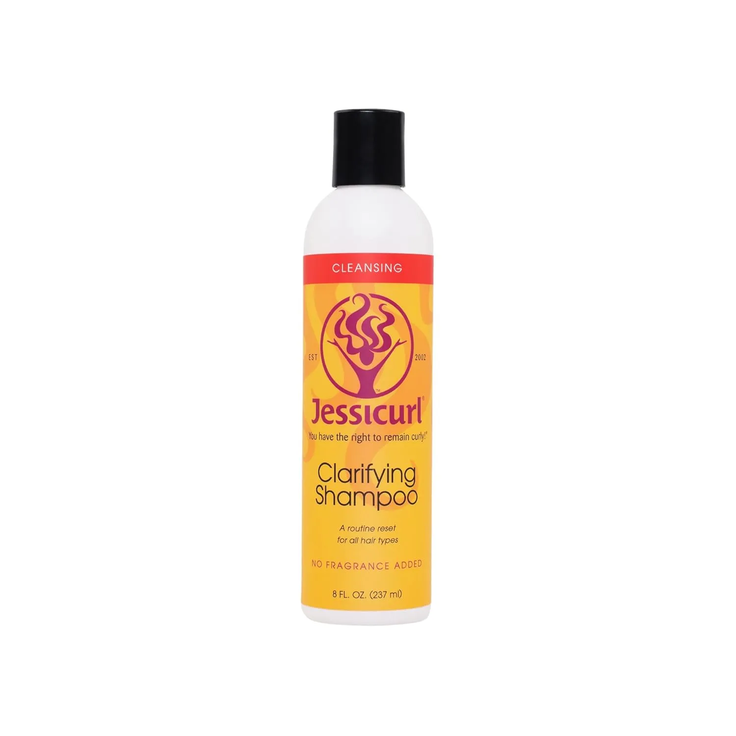 Jessicurl, Clarifying Shampoo, 8 Fl Oz, No Fragrance Added, A Routine Reset for Wavy, Curly, and Coily Hair