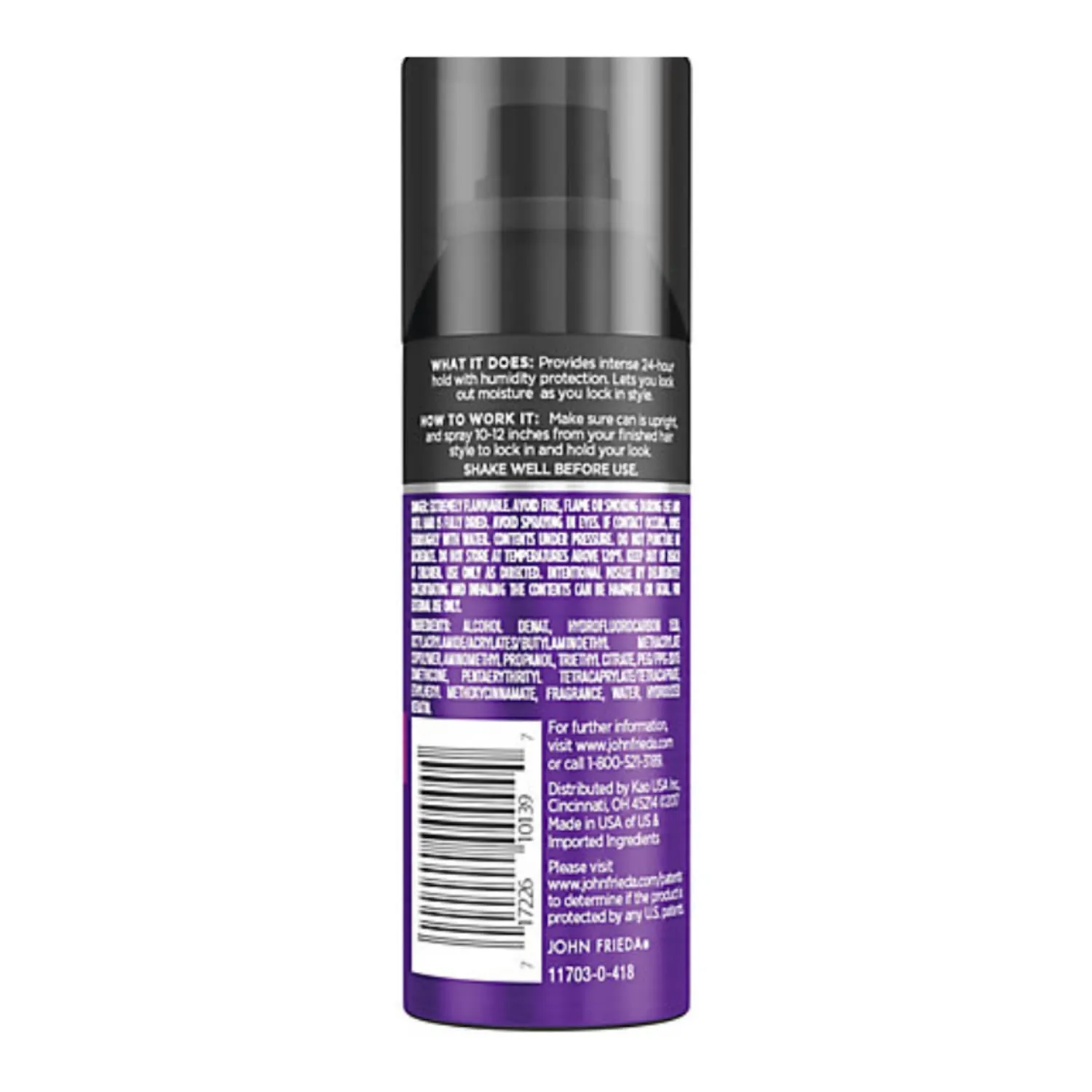 JOHN FRIEDA HairSpray Frizz Ease Firm hold Anti Frizz for Dry, Damaged hair LONDON PARIS NEW YORK pack of 3 2 oz , mini size, travel size, luxurious, 2 Ounce (Pack of 3)