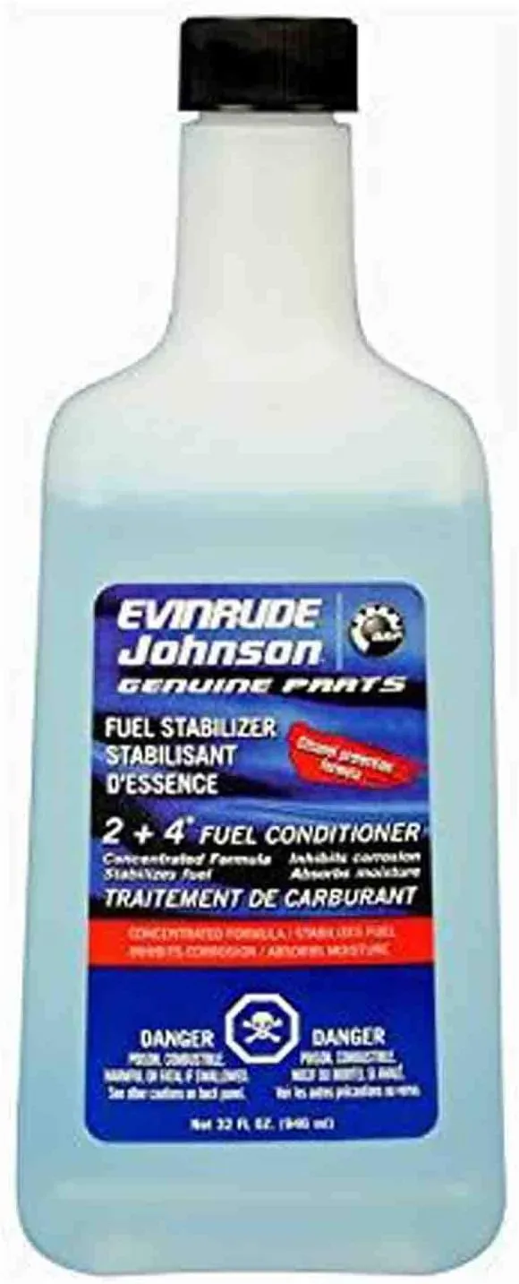 Johnson/Evinrude/OMC 2 4 Fuel Conditioner 32oz Qt Gas Stabilizer 0766210 766210