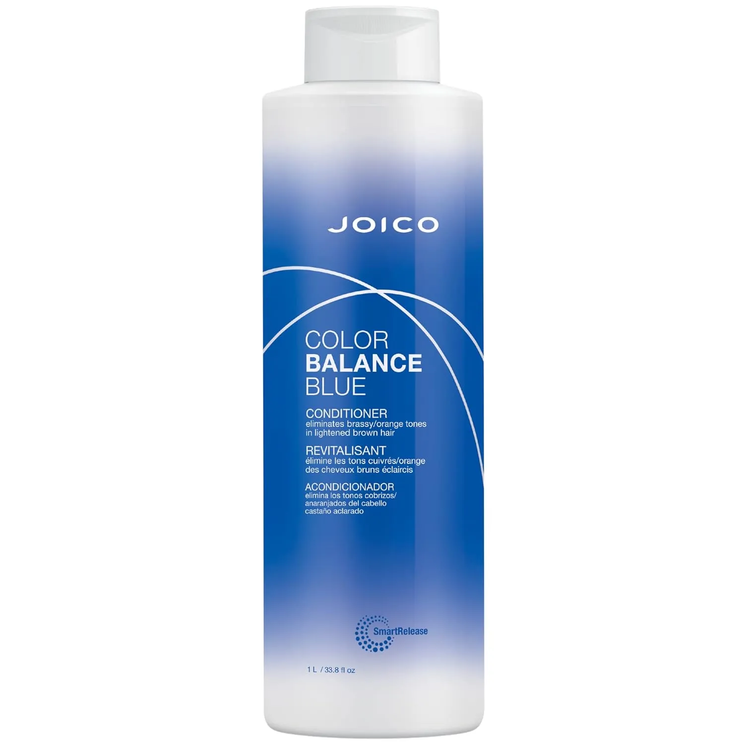 Joico Color Balance Blue Conditioner | For Lightened Brown Hair | Eliminate Brassy Orange Tones | Boost Color Vibrancy & Shine | UV Protection | With Rosehip Oil & Green Tea Extract